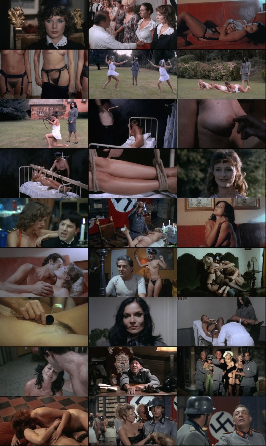 Private House of the SS (1977) Bruno Mattei, Gabriele Carrara, Marina Daunia, Macha Magall-poster