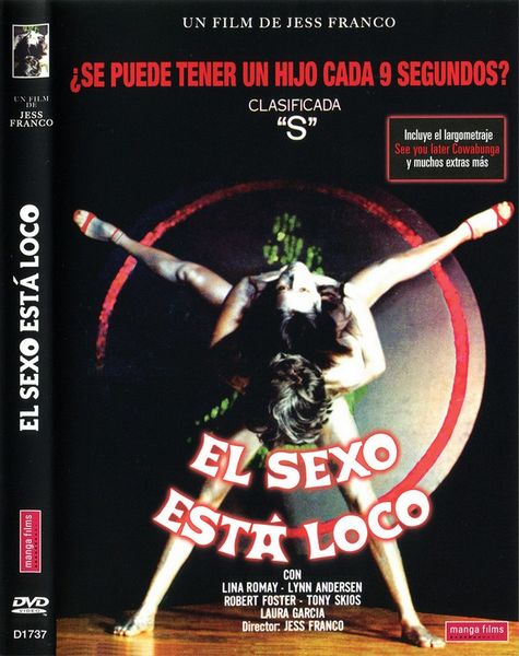 Sex Is Crazy (1981) Jesus Franco, ina Romay, Lynn Endersson, Antonio Mayans, Comedy, Erotic