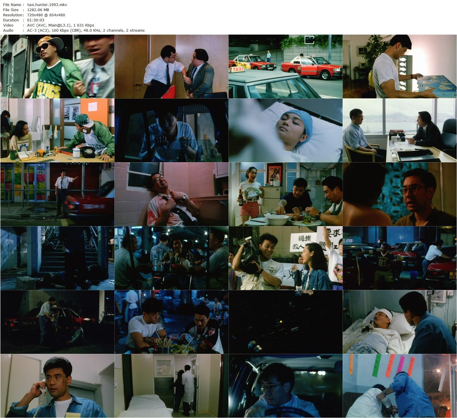 Taxi Hunter (1993) Herman Yau, Anthony Chau-Sang Wong, Rongguang Yu, Man-Tat Ng-poster