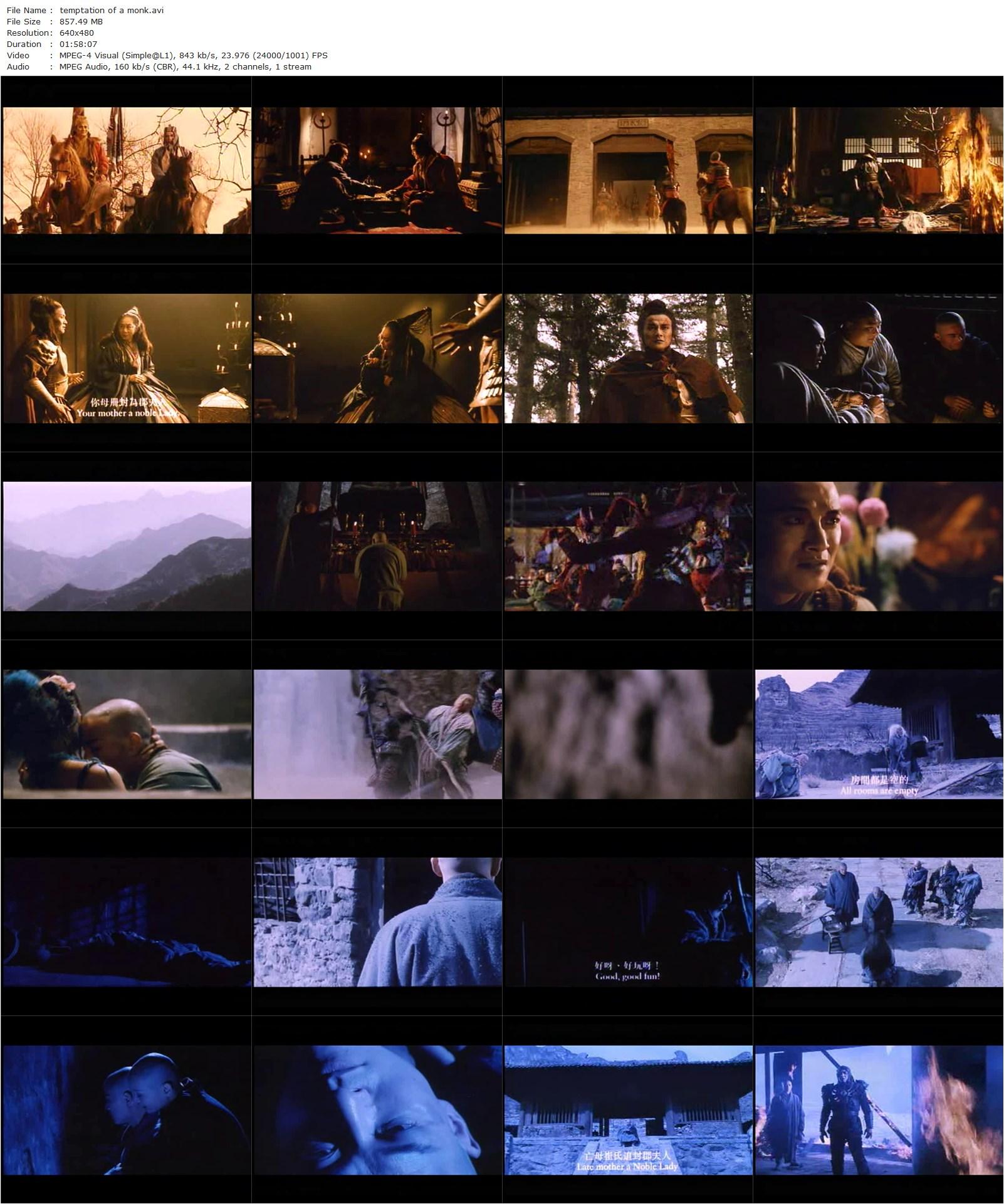 Temptation of a Monk AKA You Seng (1993) Clara Law, Joan Chen, Hsing-Kuo Wu, Fengyi Zhang-poster