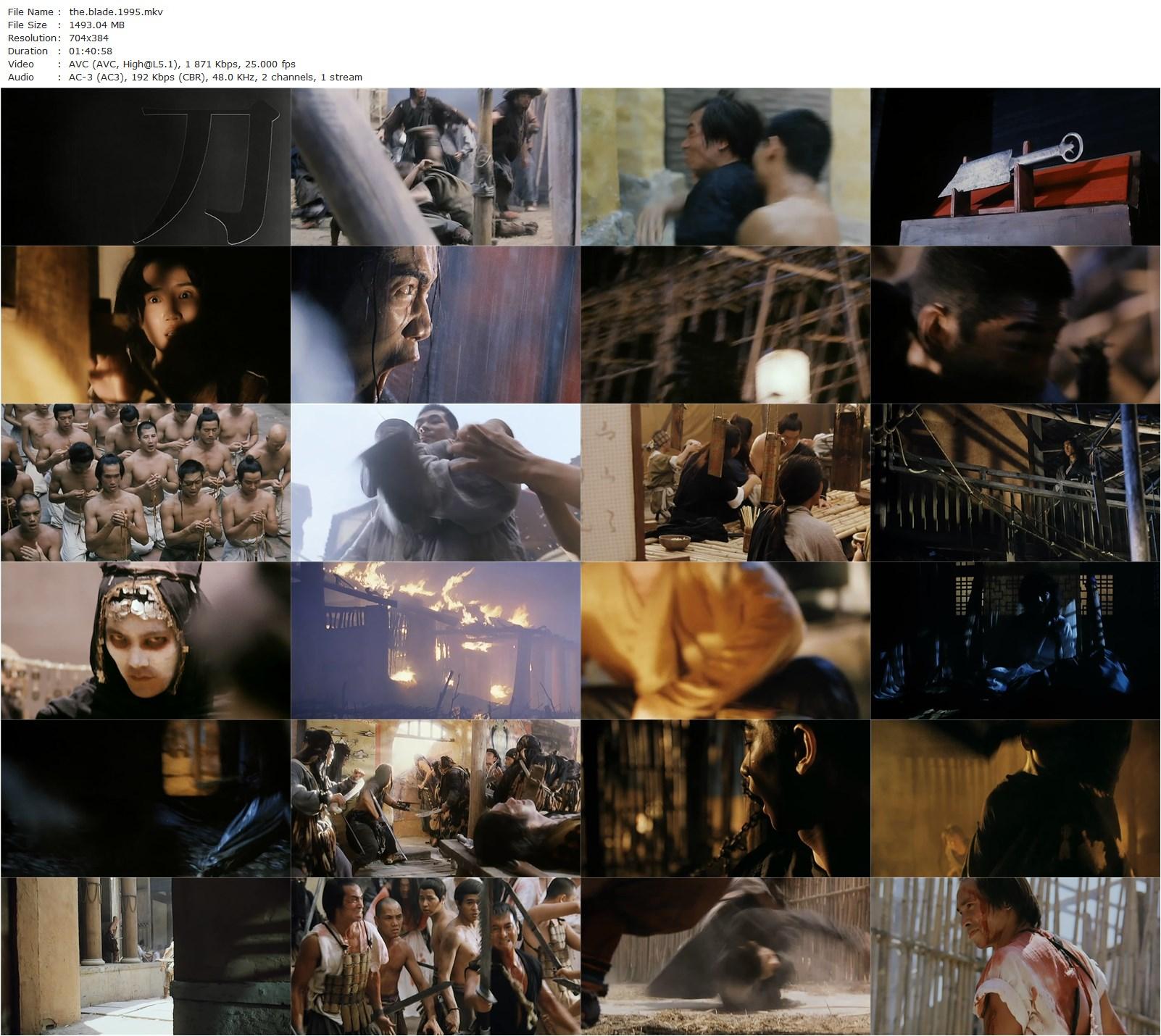 The Blade (1995) Hark Tsui, Wenzhuo Zhao, Xin Xin Xiong, Sonny Su-poster