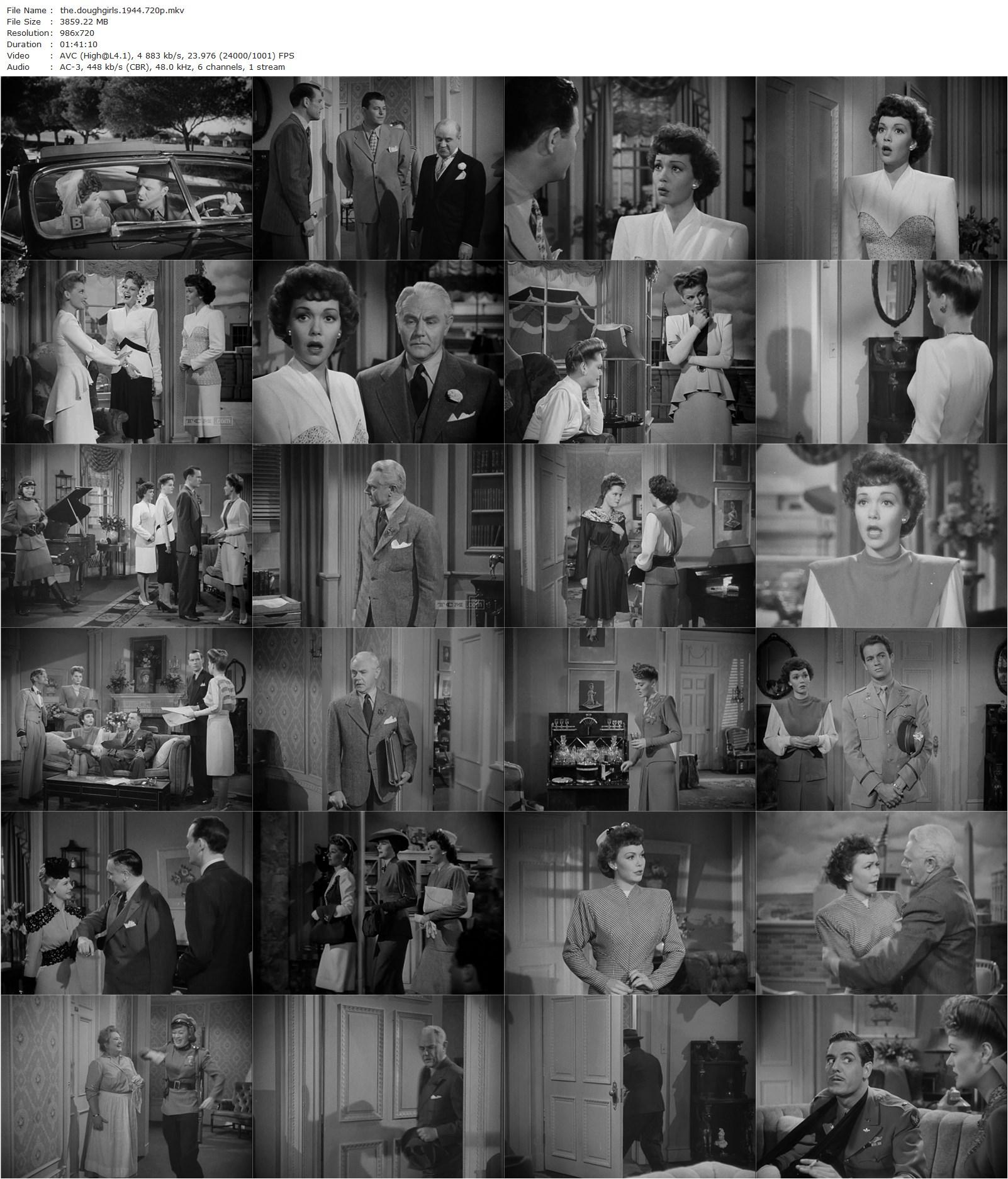 The Doughgirls (1944) James V. Kern, Ann Sheridan, Alexis Smith, Jack Carson-poster