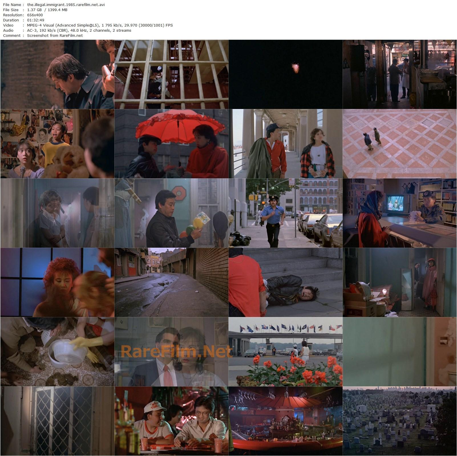 The Illegal Immigrant / Fei fat yi man (1985) Mabel Cheung, Wanting Zhang, Yung-Cho Ching, Fu-Sheng Wu, Chung-yu Liao-poster