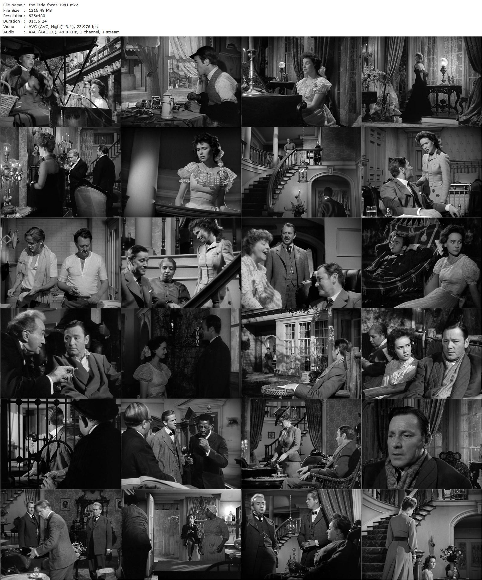 The Little Foxes (1941) William Wyler, Bette Davis, Herbert Marshall, Teresa Wright-poster