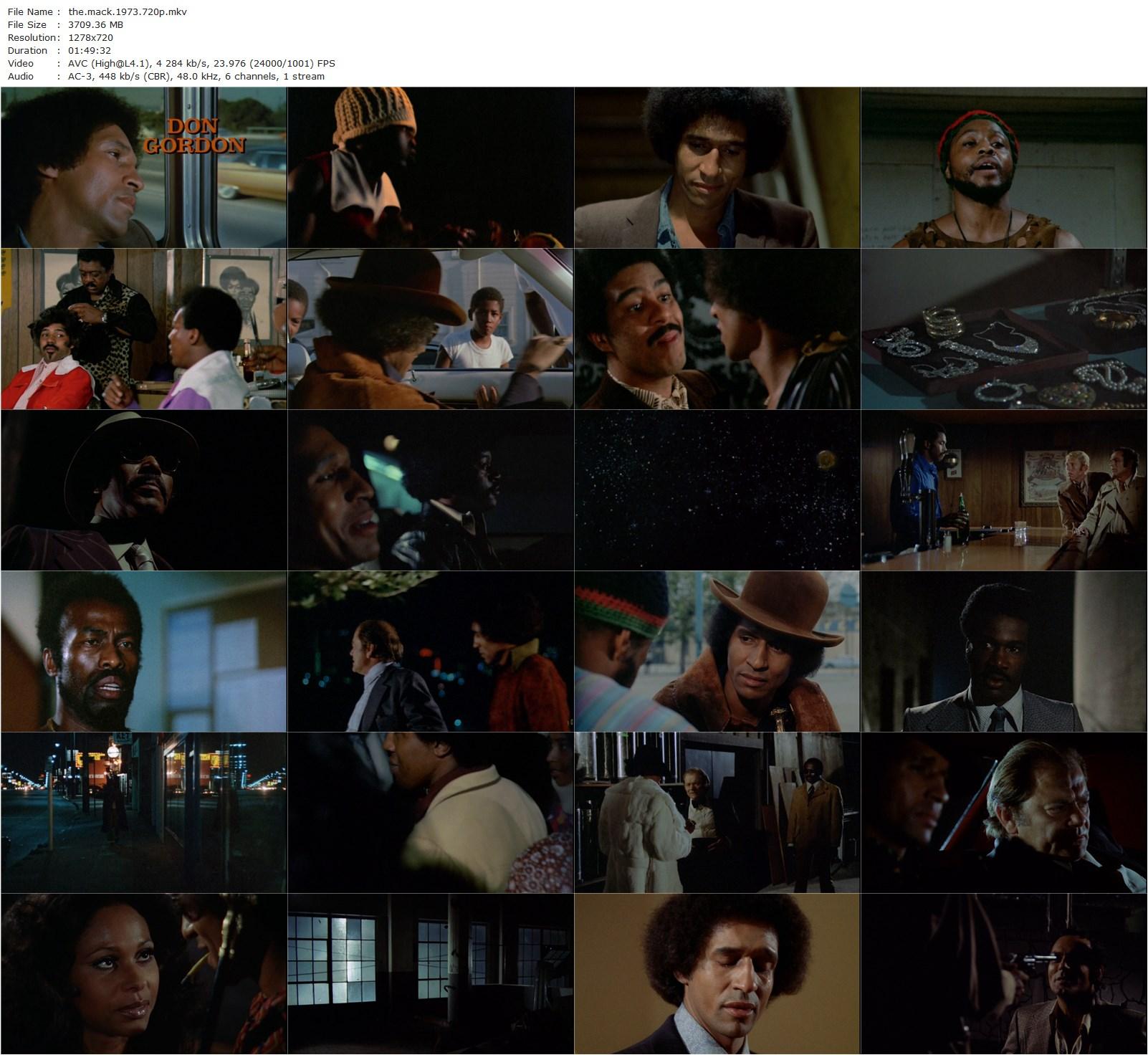 The Mack (1973) Michael Campus, Max Julien, Don Gordon, Richard Pryor-poster