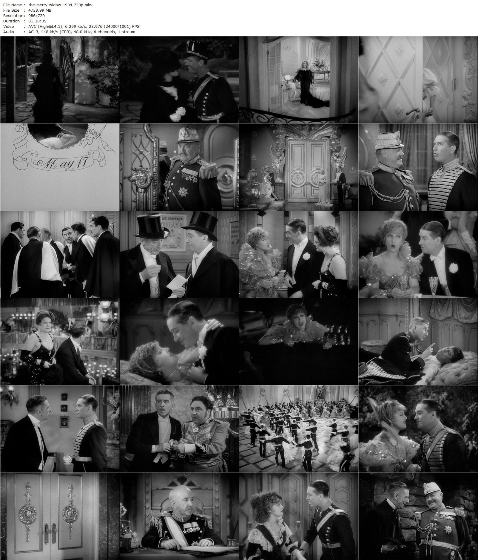 The Merry Widow (1934) Ernst Lubitsch, Maurice Chevalier, Jeanette MacDonald, Edward Everett Horton-poster