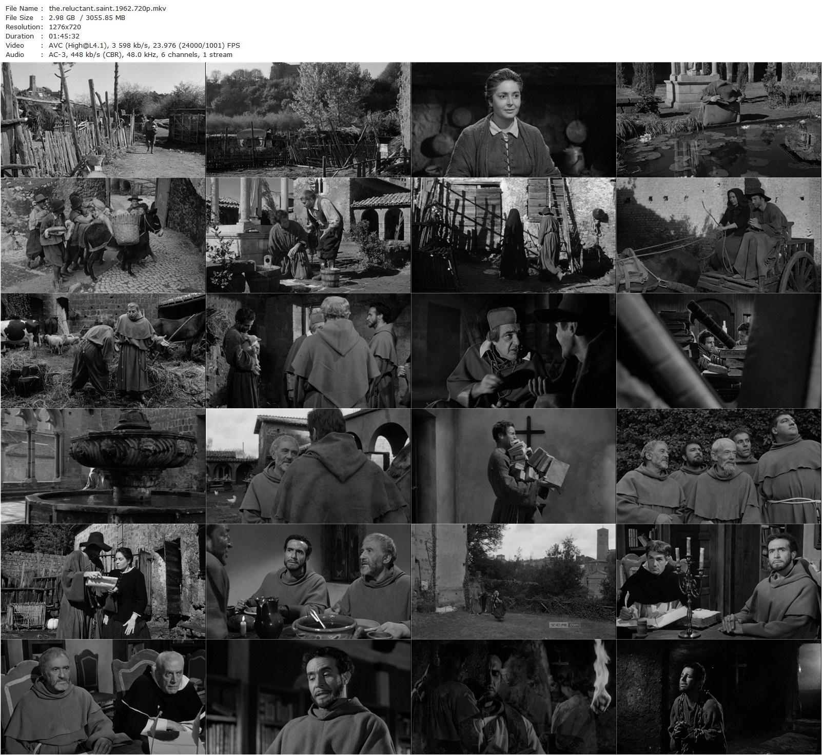 The Reluctant Saint (1962) Edward Dmytryk, Maximilian Schell, Ricardo Montalban, Lea Padovani-poster