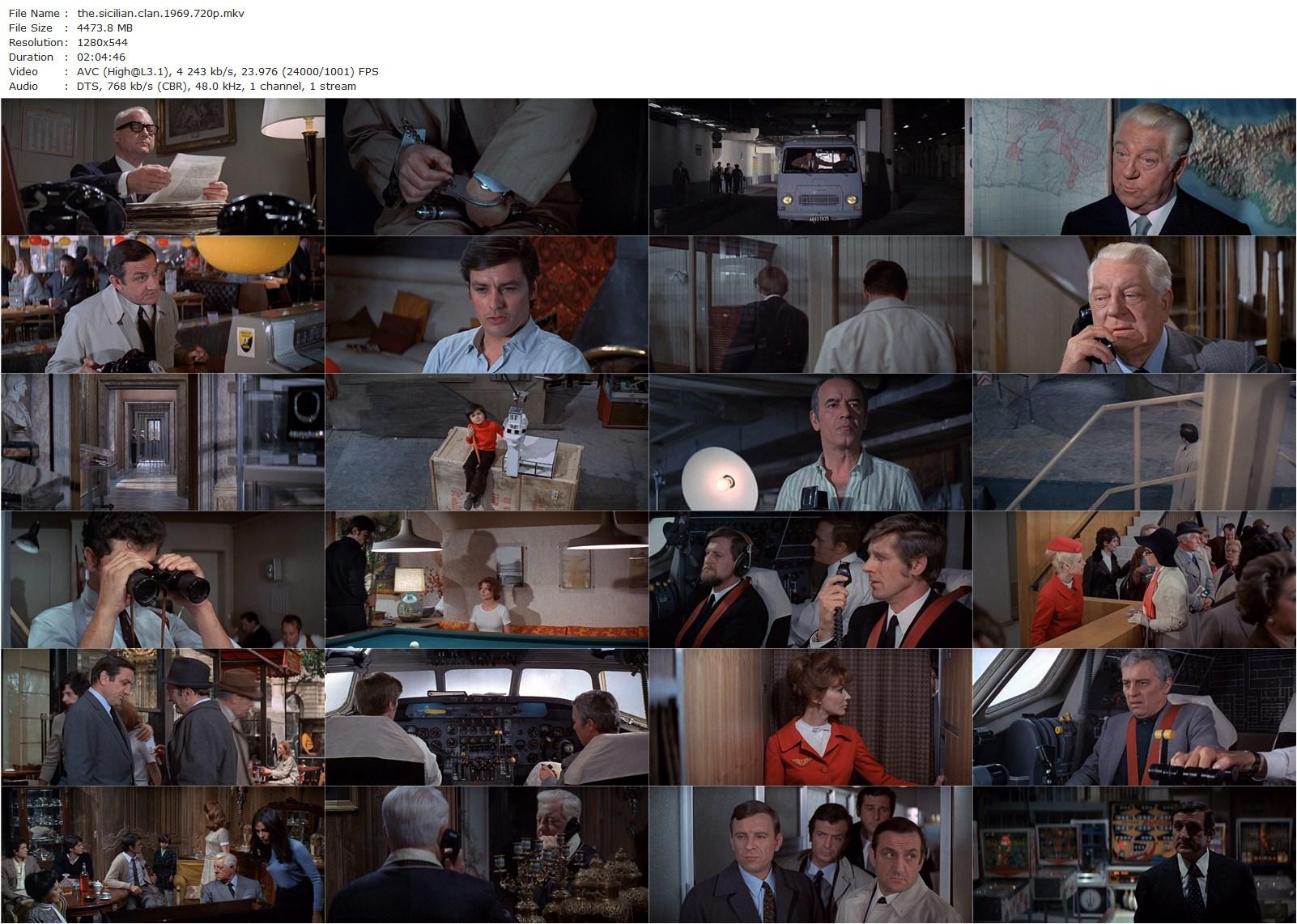 The Sicilian Clan AKA Le clan des Siciliens (1969) Henri Verneuil, Jean Gabin, Alain Delon, Lino Ventura-poster