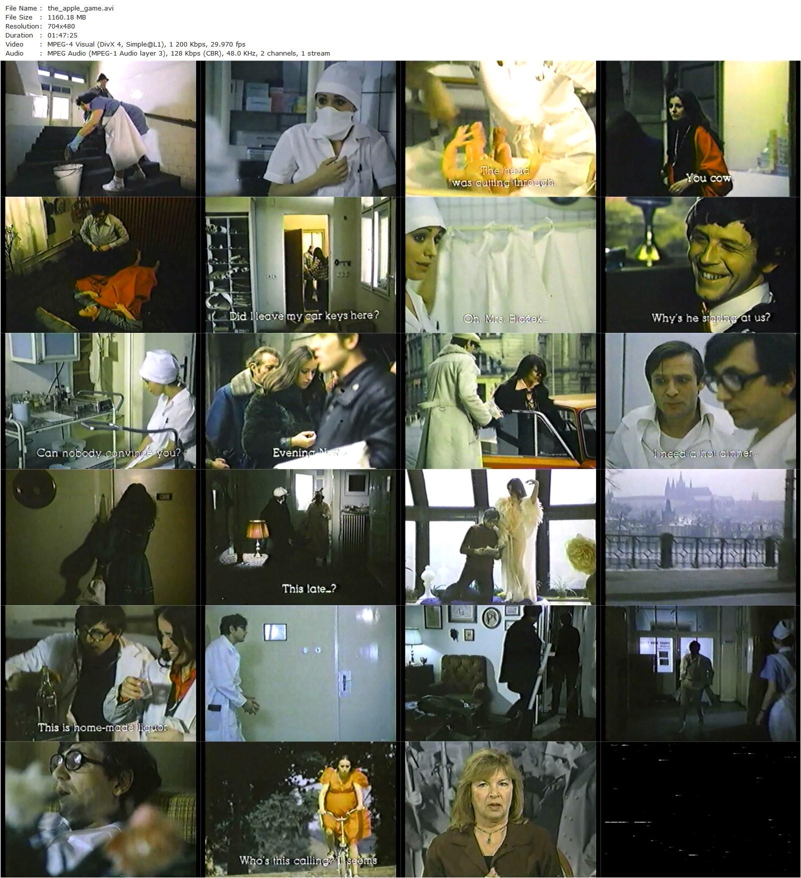 The Apple Game / Hra o jablko (1977) Vera Chytilová, Dagmar Bláhová, Jirí Menzel, Jirí Kodet-poster