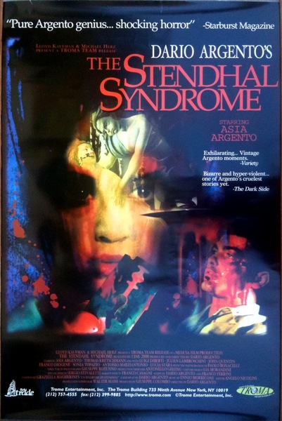 The Stendhal Syndrome AKA La sindrome di Stendhal (1996) Dario Argento, Asia Argento, Thomas Kretschmann, Marco Leonardi