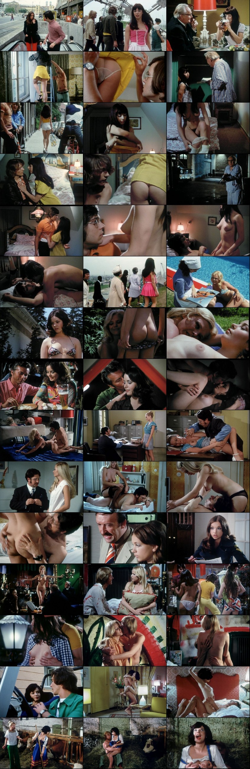 The Swinging Coeds (1972) Walter Boos, Karin Götz, Christina Lindberg, Marlene Rahn, Rosl Mayr, Ingrid Steeger, Ulrike Butz, Dorit Henke, Comedy, Erotic-poster