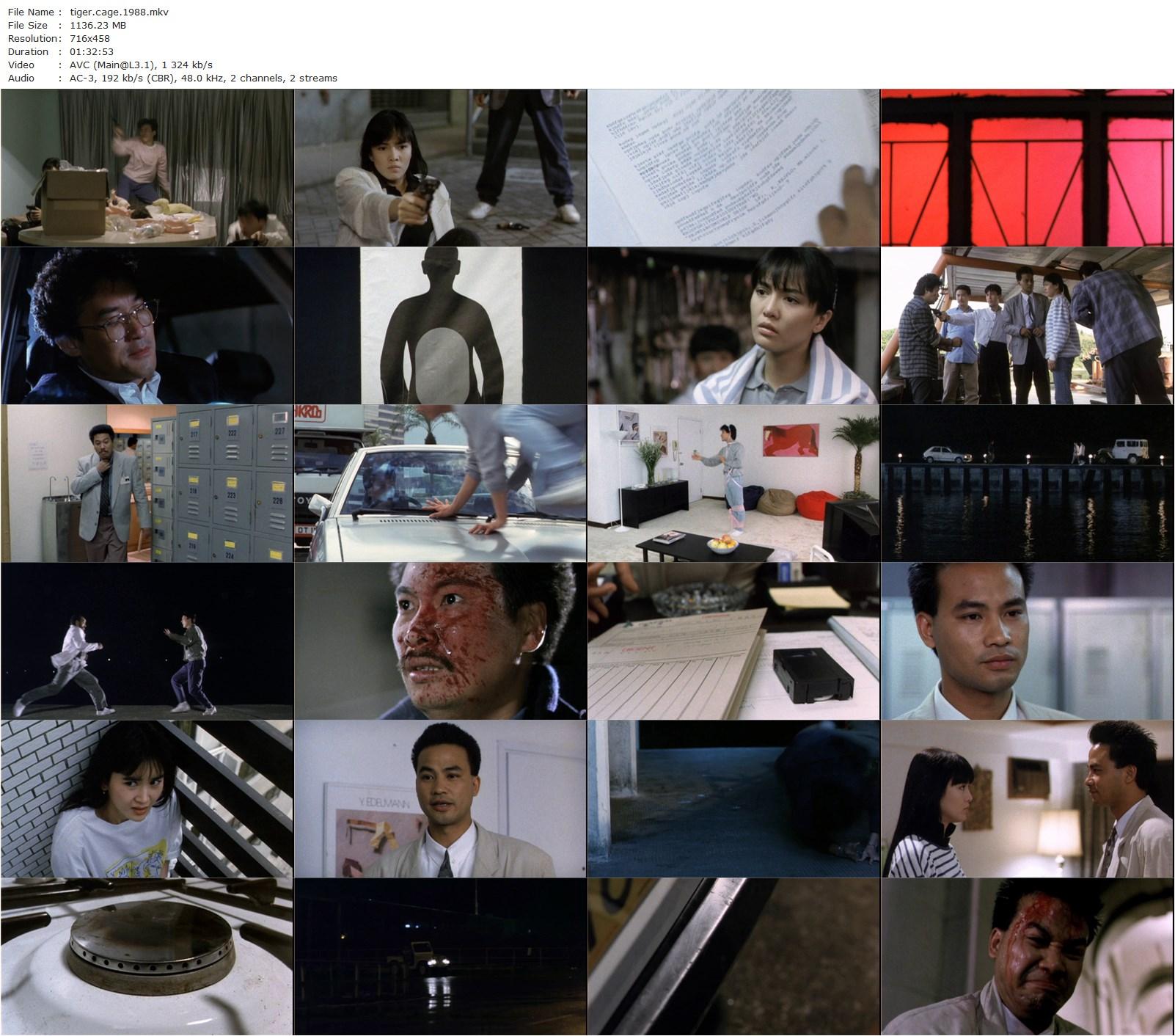 Tiger Cage / Dak ging to lung (1988) Woo-Ping Yuen, Jacky Cheung, Carol ‘Do Do’ Cheng, Simon Yam-poster