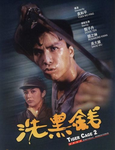 Tiger Cage 2 AKA Sai hak chin (1990) Woo-Ping Yuen, Donnie Yen, Rosamund Kwan, David Wu