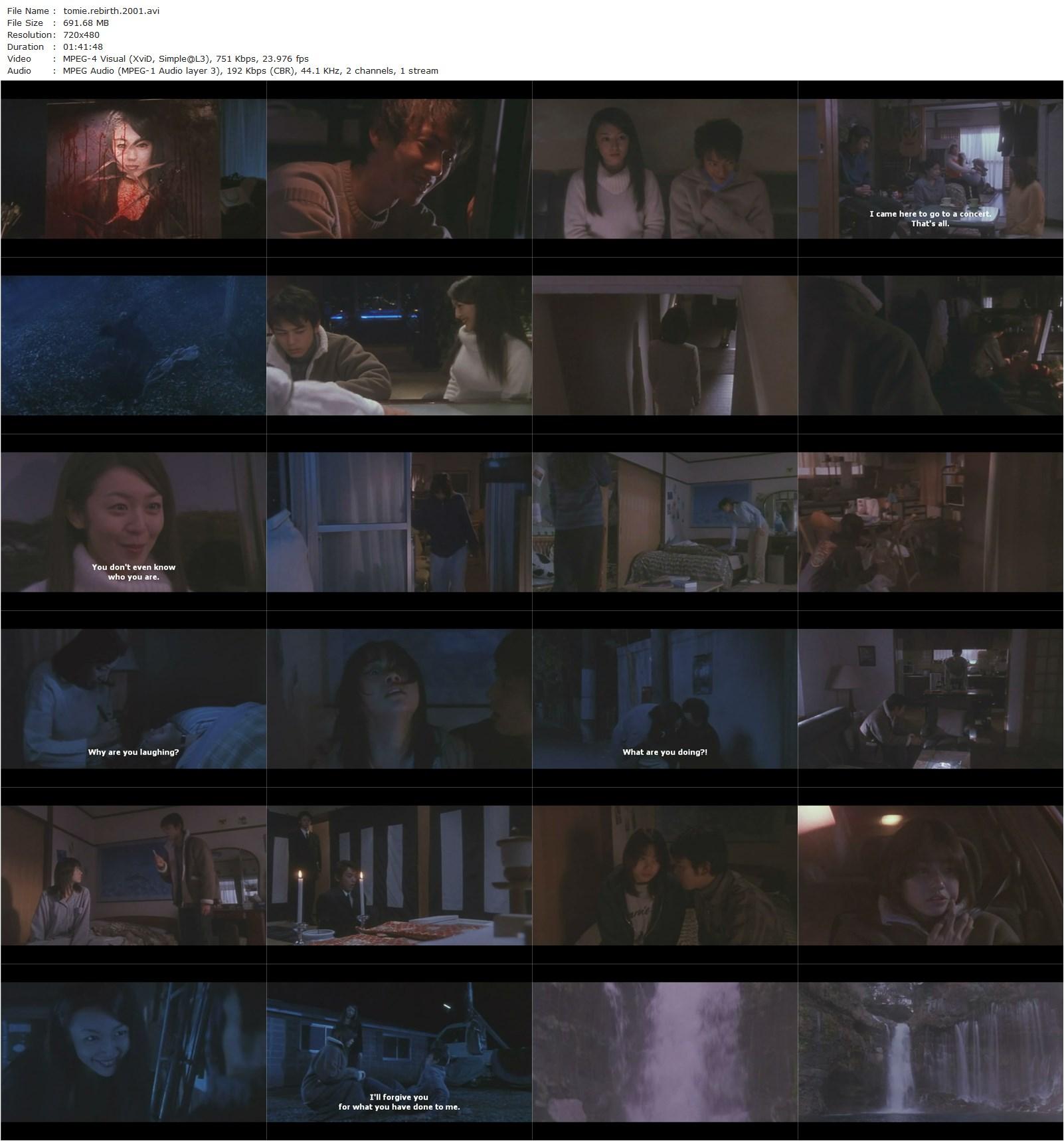 Tomie: Re-birth (2001) Takashi Shimizu, Miki Sakai, Satoshi Tsumabuki, Kumiko Endô-poster