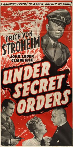 Under Secret Orders (1937) Edmond T. Gréville, Dita Parlo, John Loder, Erich von Stroheim