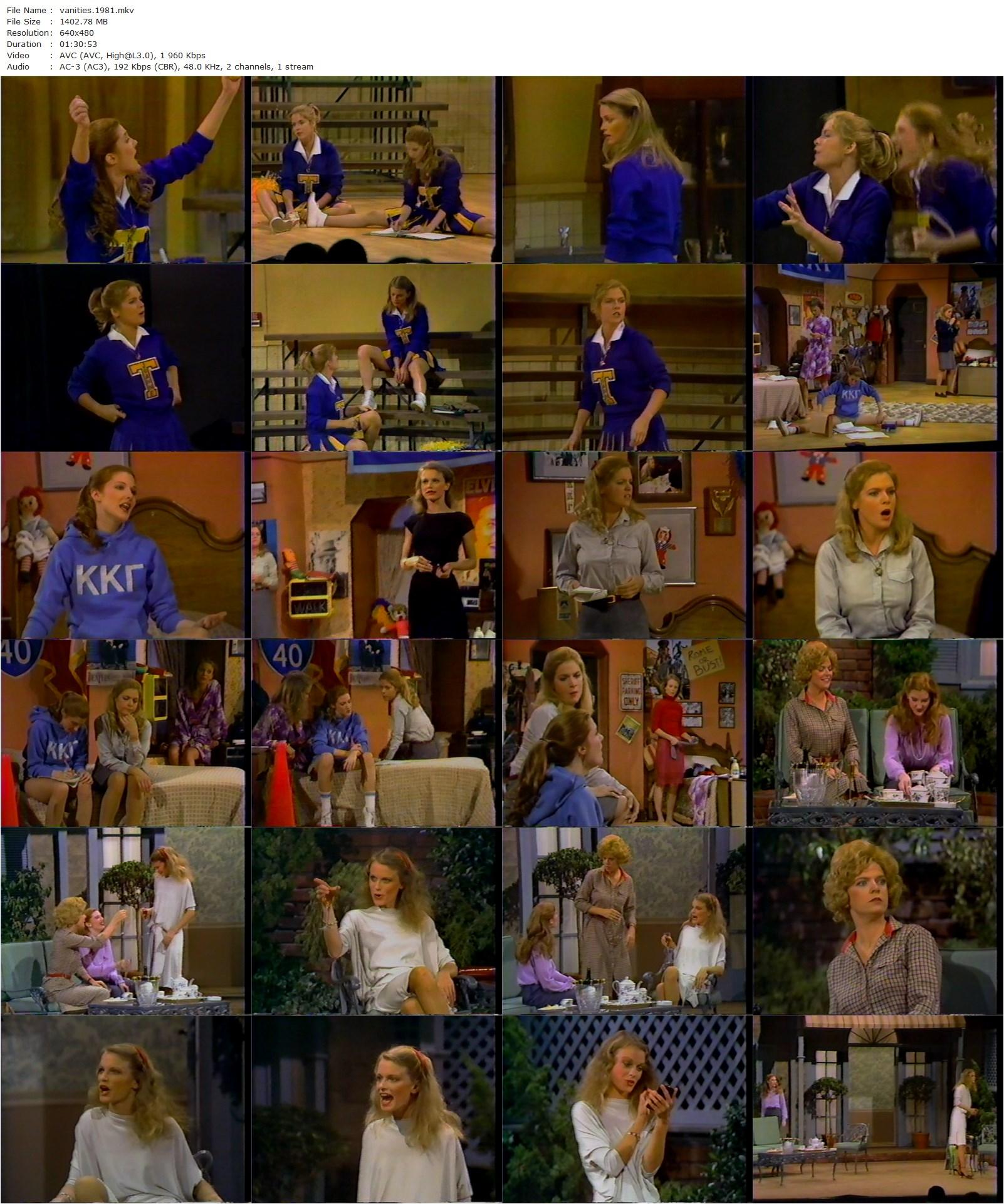 Vanities (1981) Gary Halvorson, Meredith Baxter, Shelley Hack, Leslie Hoffman-poster