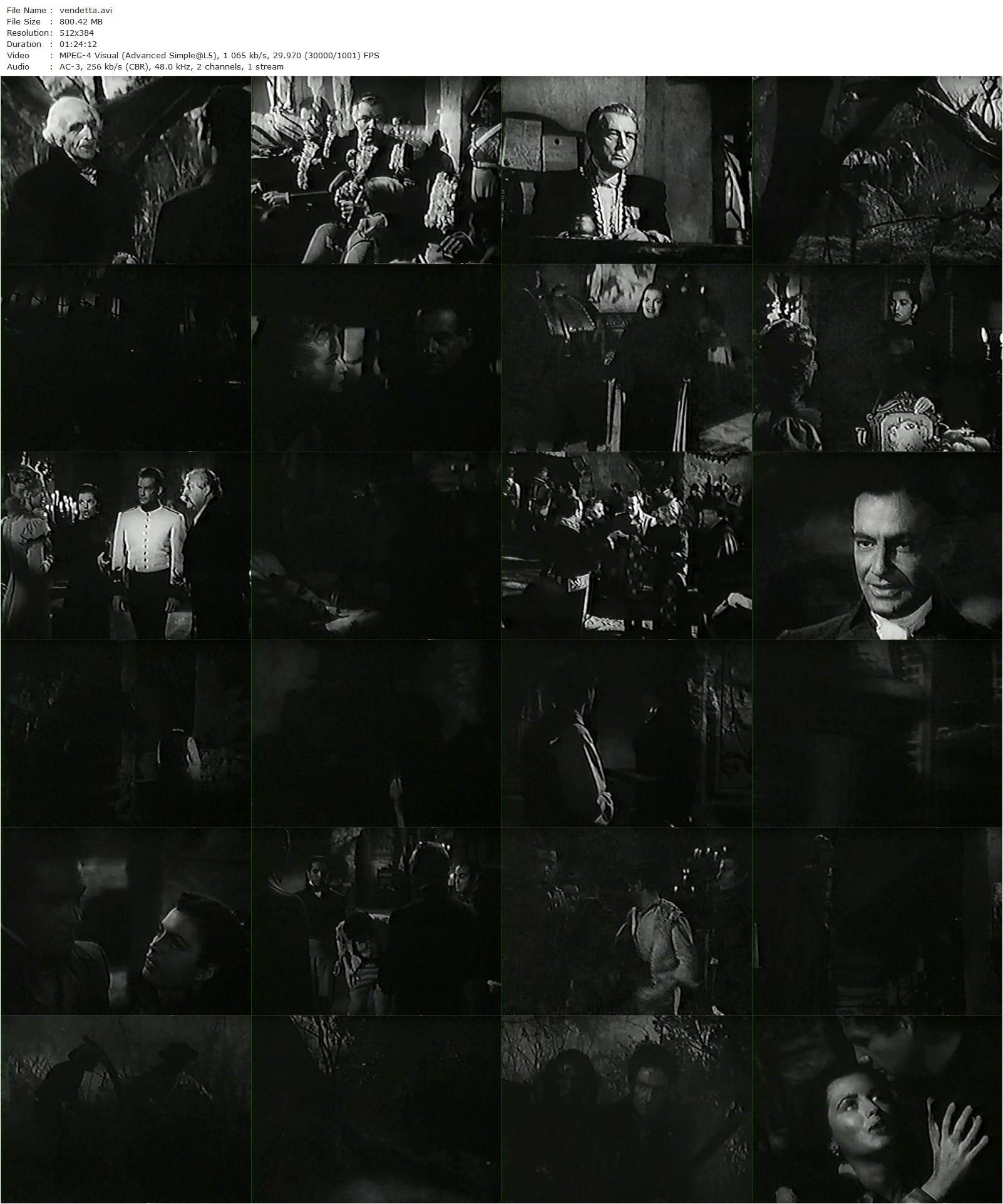 Vendetta (1950) Mel Ferrer, Stuart Heisler, Faith Domergue, George Dolenz, Donald Buka-poster